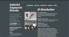 Desktop Screenshot of gabrielcapaccio.com.ar