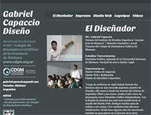 Tablet Screenshot of gabrielcapaccio.com.ar